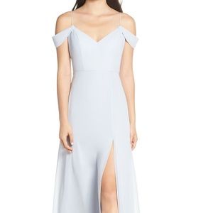 Jenny yoo priya cold shoulder chiffon